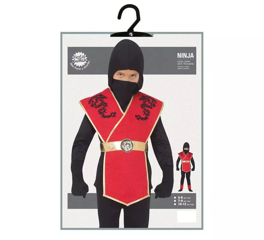 Disfraz de Guerrero Ninja para niños