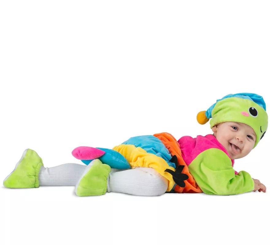 Translation missing: en.Disfraz de Gusanito con gorro luminoso para bebé y niños