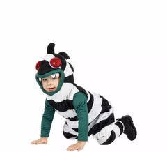 Striped Ghost Worm Costume for Baby