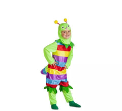 Multicolor Worm Costume for children