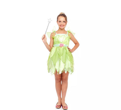 Disfraz de Hada Floral Verde para niña