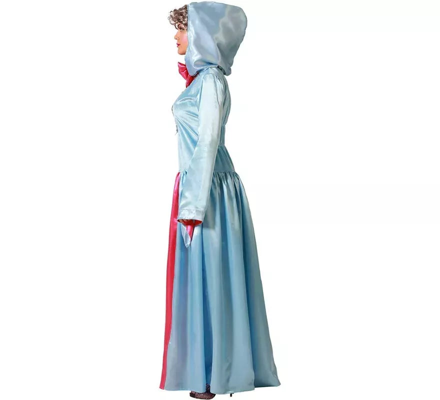 Disfraz de Hada Madrina azul para mujer