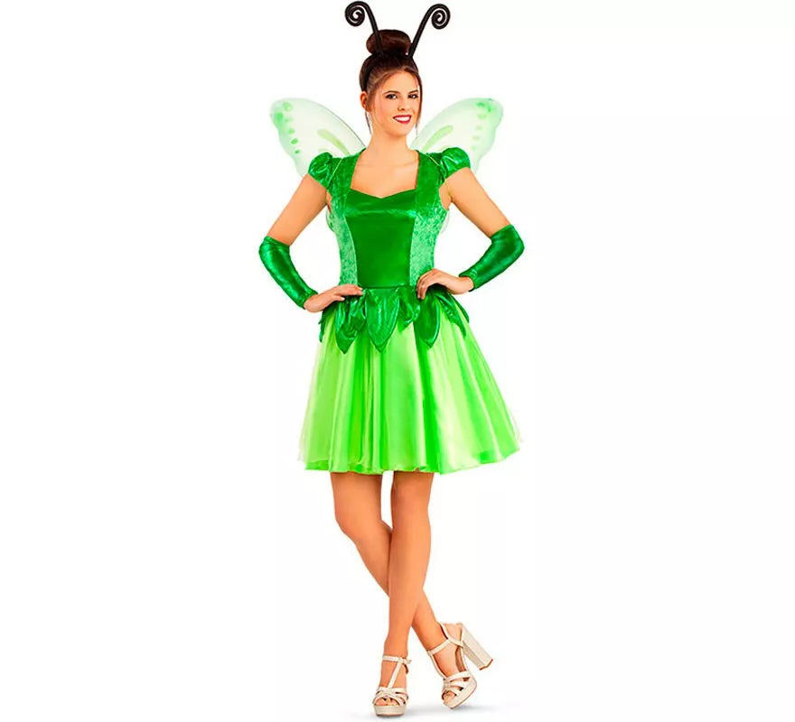 Disfraz de Hada Verde para mujer