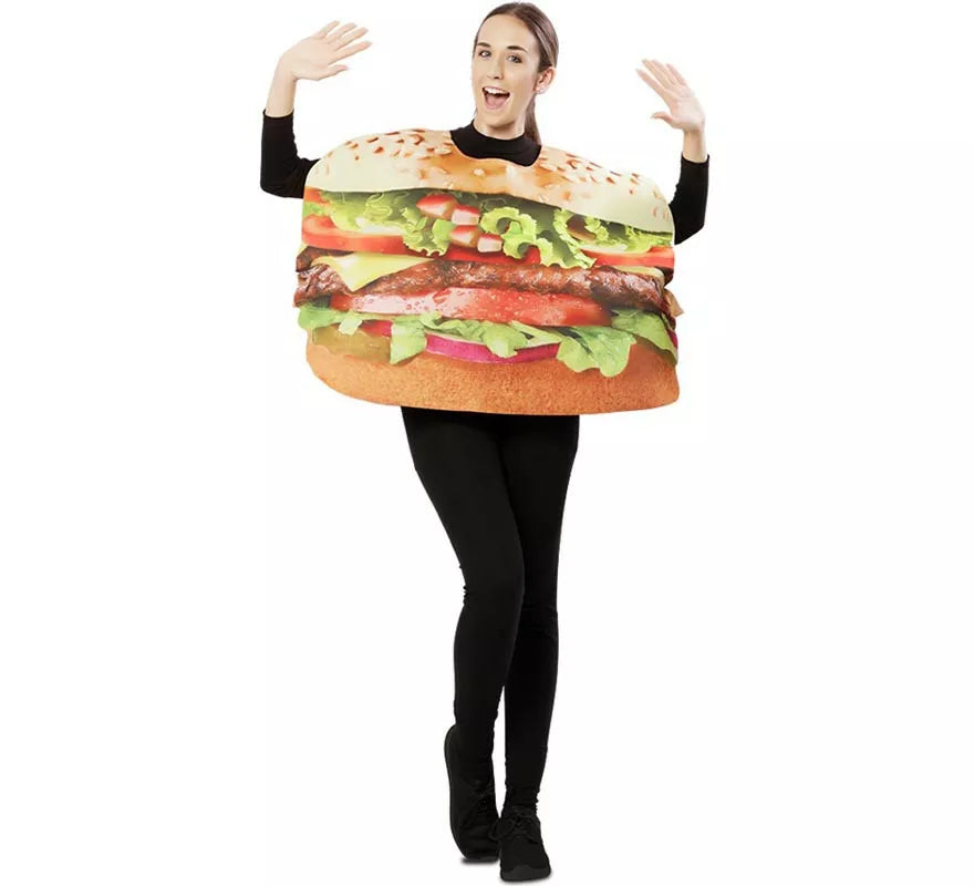 Disfraz de Hamburguesa para adultos