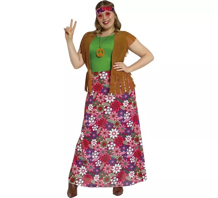 Translation missing: en.Disfraz de Happy Hippie para Mujer