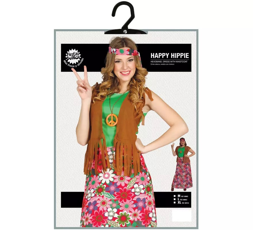 Translation missing: en.Disfraz de Happy Hippie para Mujer