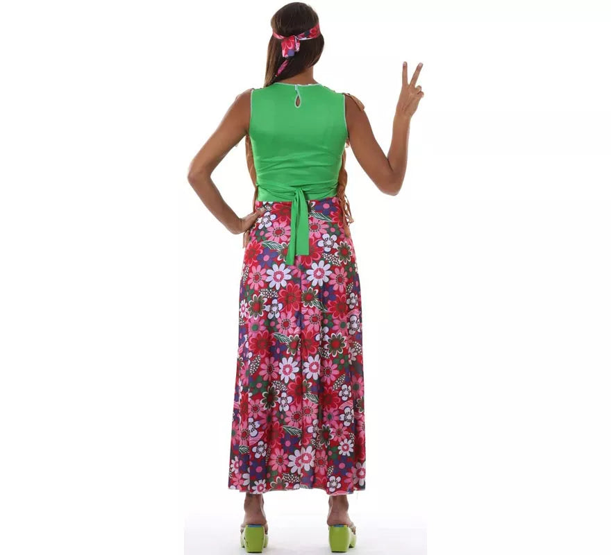 Disfraz de Happy Hippie para Mujer