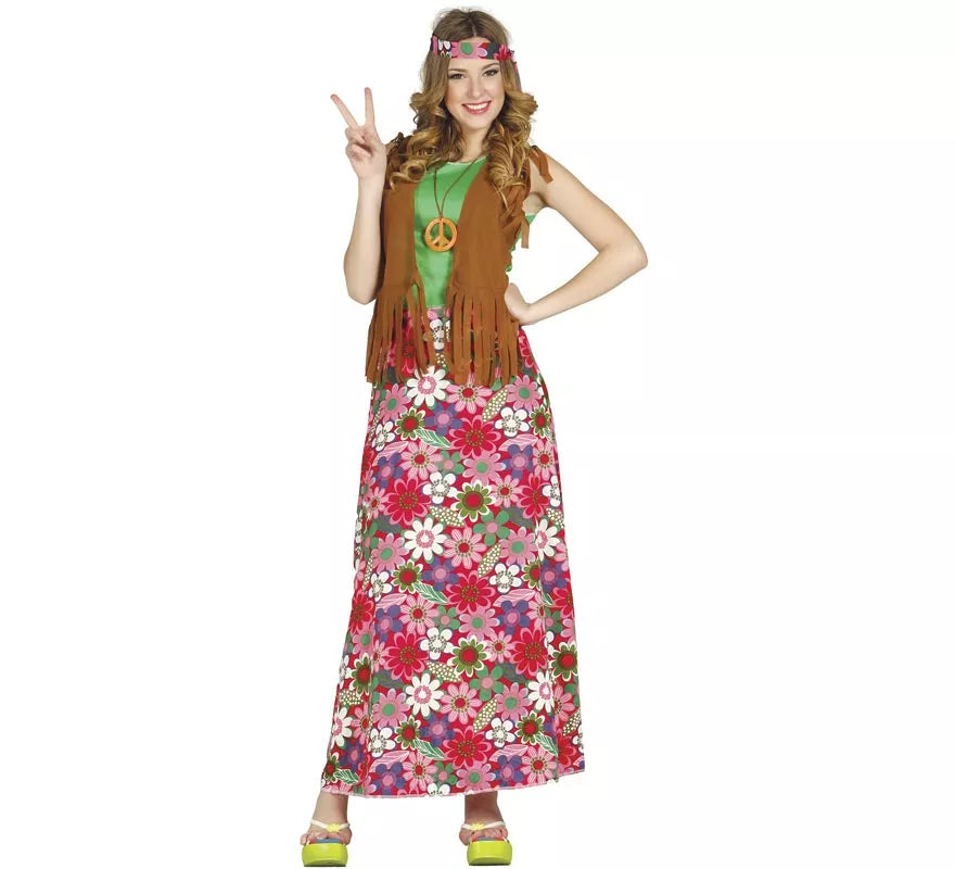 Translation missing: en.Disfraz de Happy Hippie para Mujer