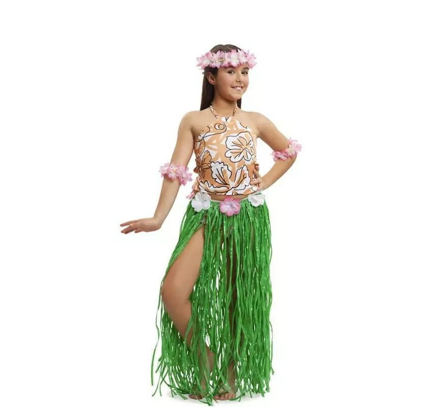Translation missing: en.Disfraz de Hawaiana Chic para niña