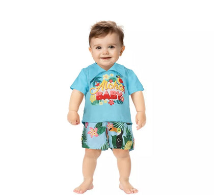 Disfraz de Hawaiano Tropical para niño y bebé