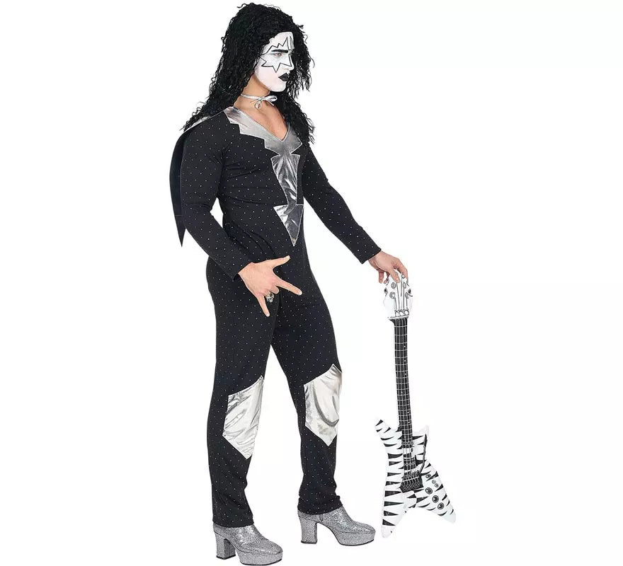 Disfraz de Heavy Metal Estrella de Rock famosa para hombre