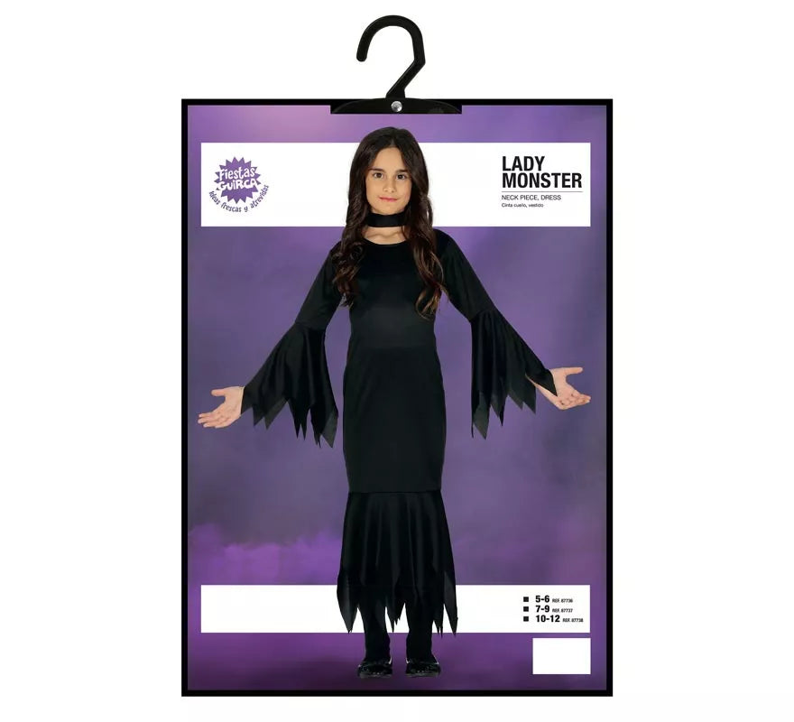 Disfraz de Hechicera Oscura para niña