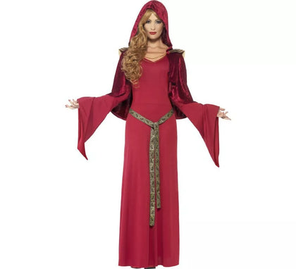 Disfraz de Hechicera roja para mujer