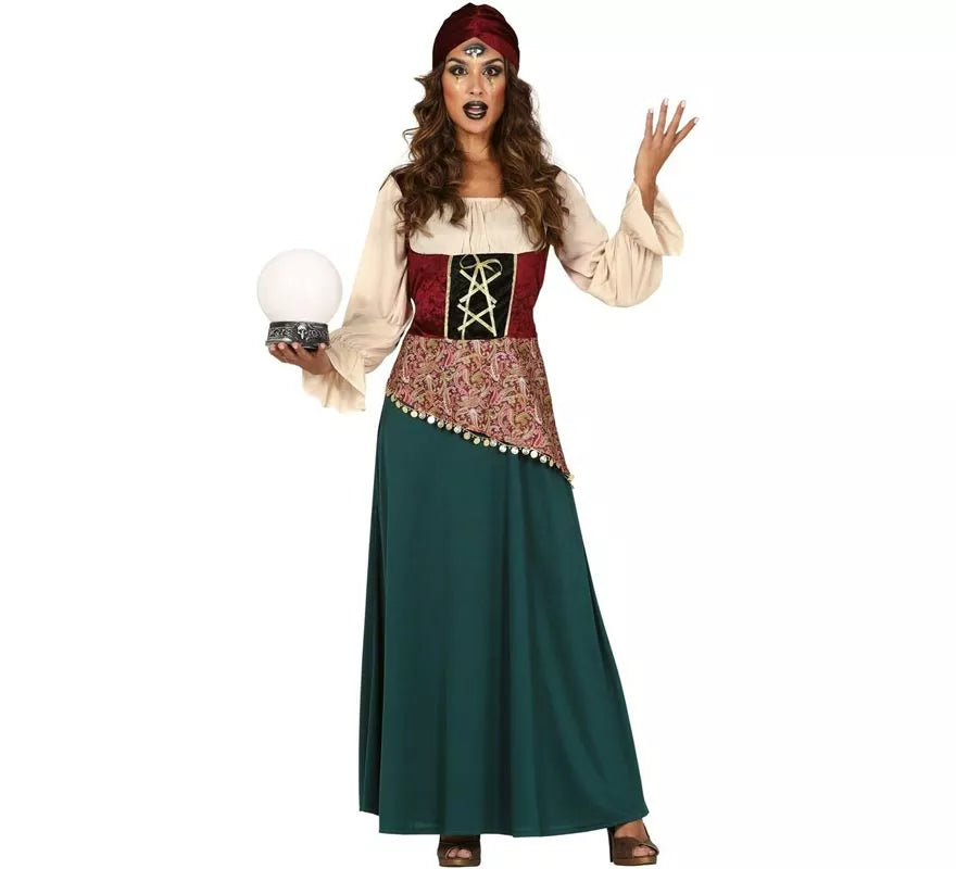 Disfraz de Hechicera Zíngara Medium para mujer