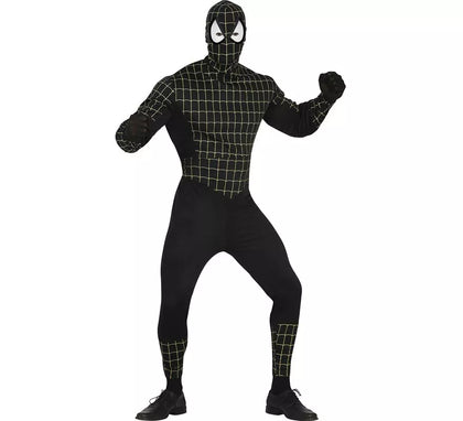 Disfraz de Héroe Arácnido Negro para hombre