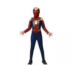 Red and blue Arachnid Hero costume for children