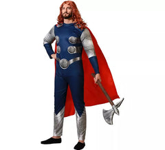 God of Thunder Comic Hero Costume for Men