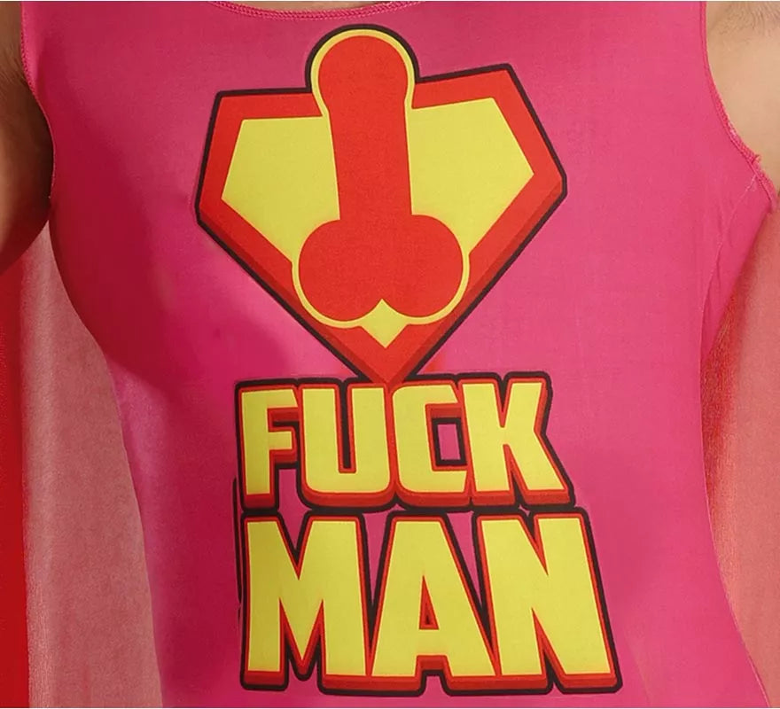 Disfraz de Héroe Fuckman para hombre