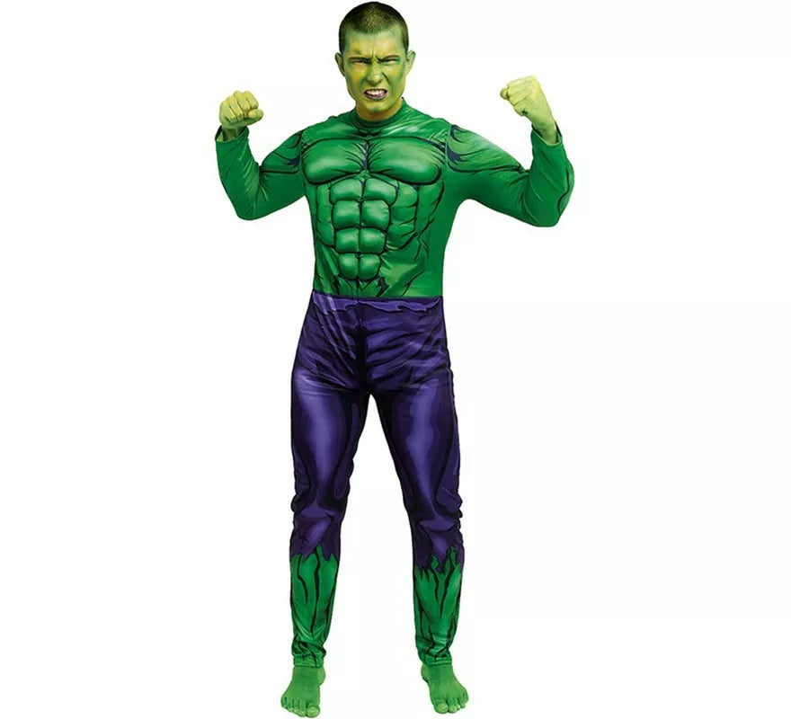 Disfraz de Héroe Gigante verde Musculoso para hombre