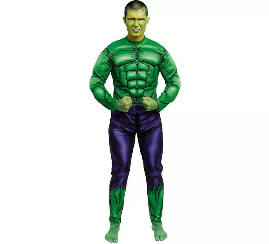 Translation missing: en.Disfraz de Héroe Gigante verde Musculoso para hombre