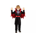 Disfraz de Héroe Vampiro negro y rojo para niño y adolescente