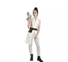 White Galactic Heroine Costume for Teens