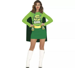 Mojito Heroine Costume with cape for women