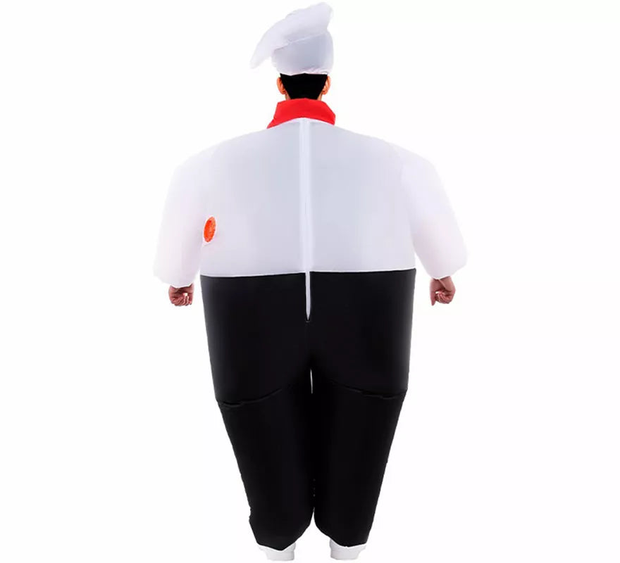Disfraz de Hinchable Cocinero para adulto