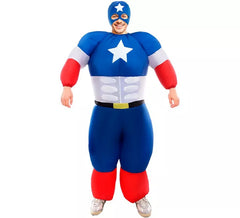 Adult Inflatable Star American Hero Costume