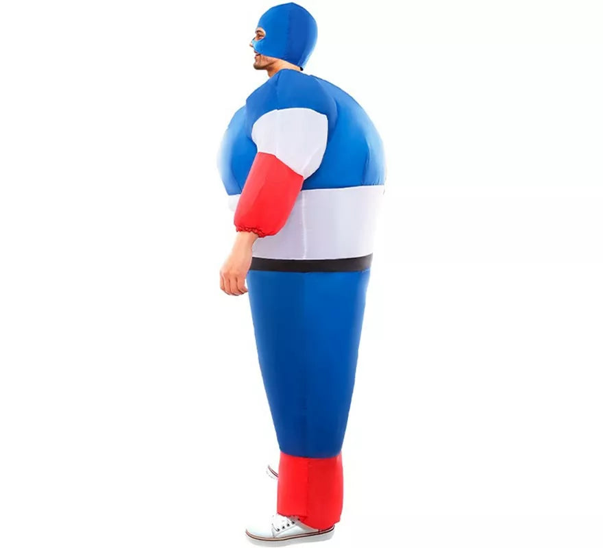 Disfraz de Hinchable Star Héroe Americano para adulto