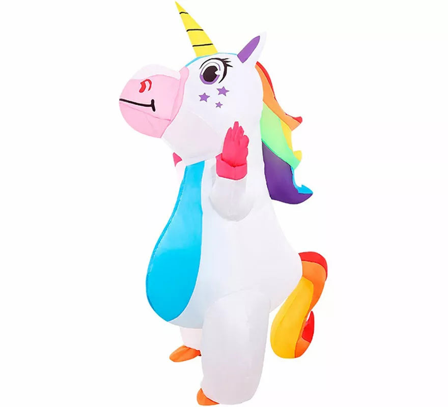 Disfraz de Hinchable Unicornio para adulto