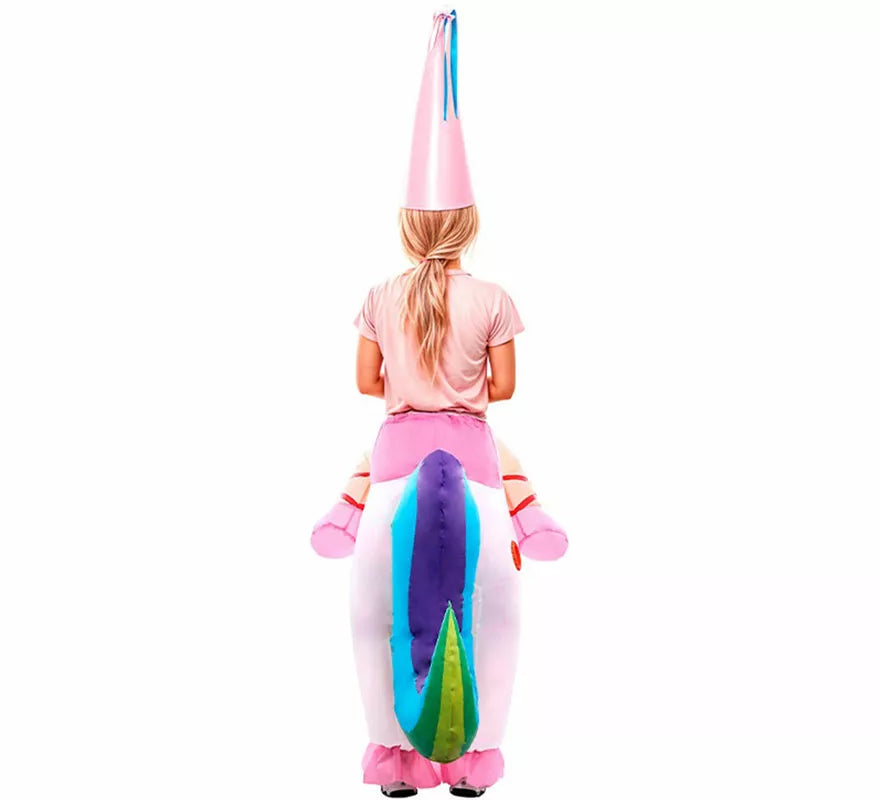 Disfraz de Hinchable Unicornio para mujer