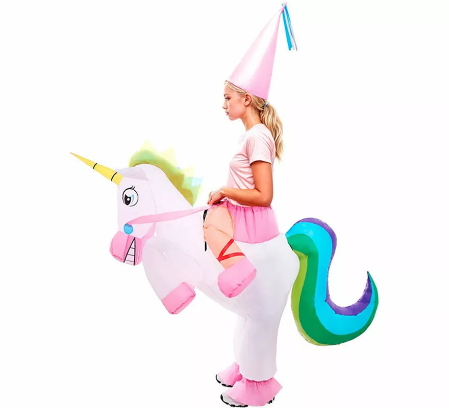 Translation missing: en.Disfraz de Hinchable Unicornio para mujer