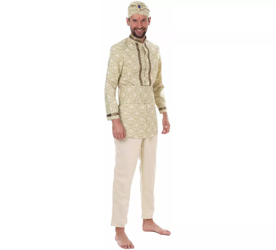 Translation missing: en.Disfraz de Hindú Bollywood con Turbante para hombre