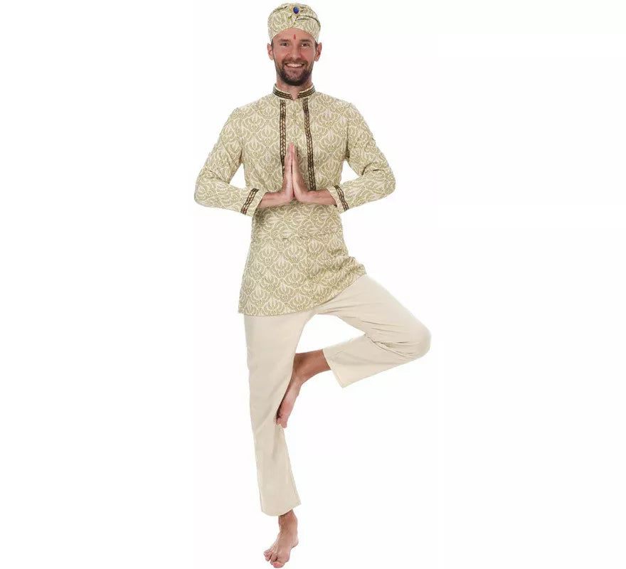 Translation missing: en.Disfraz de Hindú Bollywood con Turbante para hombre
