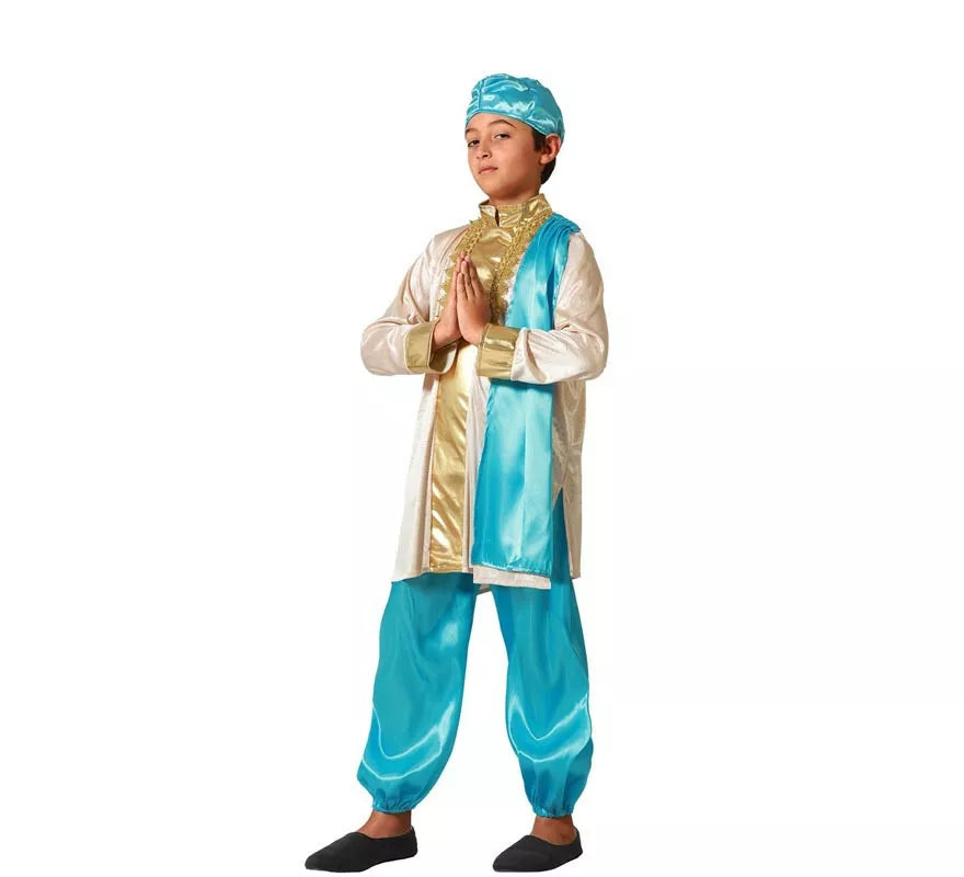 Translation missing: en.Disfraz de Hindú Exótico azul para niño