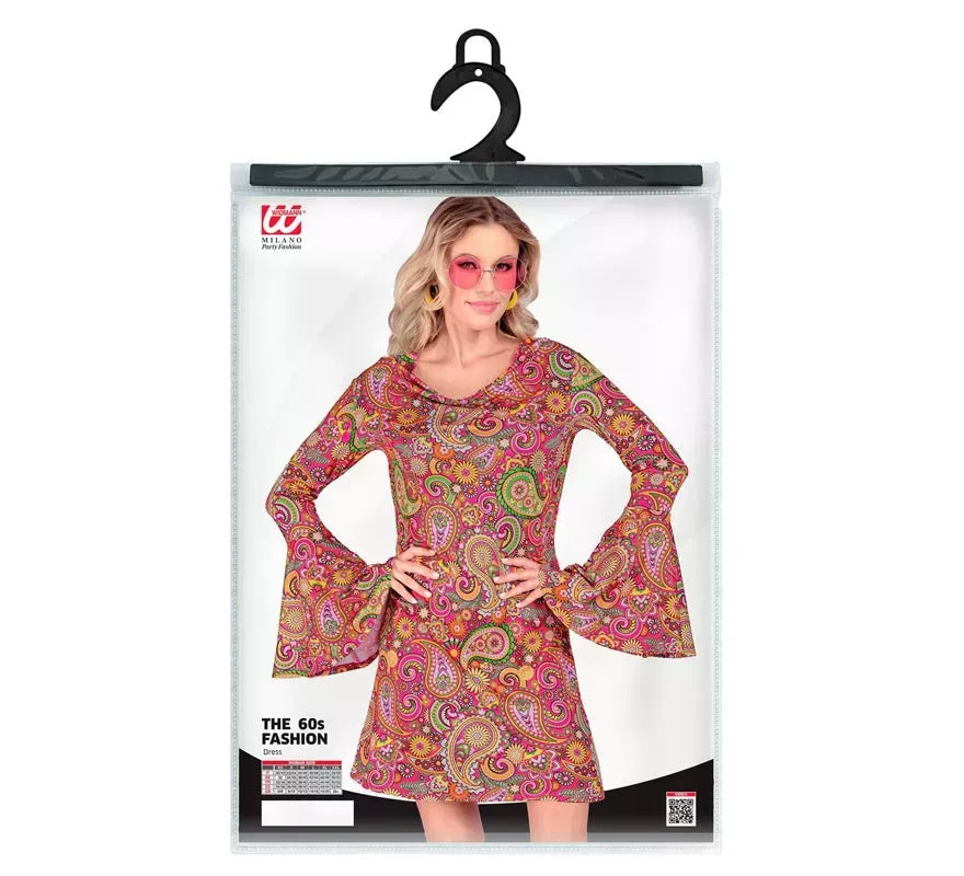 Translation missing: en.Disfraz de Hippie años 60 Fashion Paisley para mujer