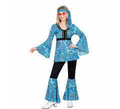 Mandala 60s Hippie Costume for Women