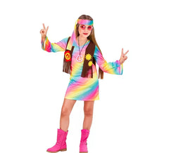 Rainbow Hippie Costume for Girls and Teens