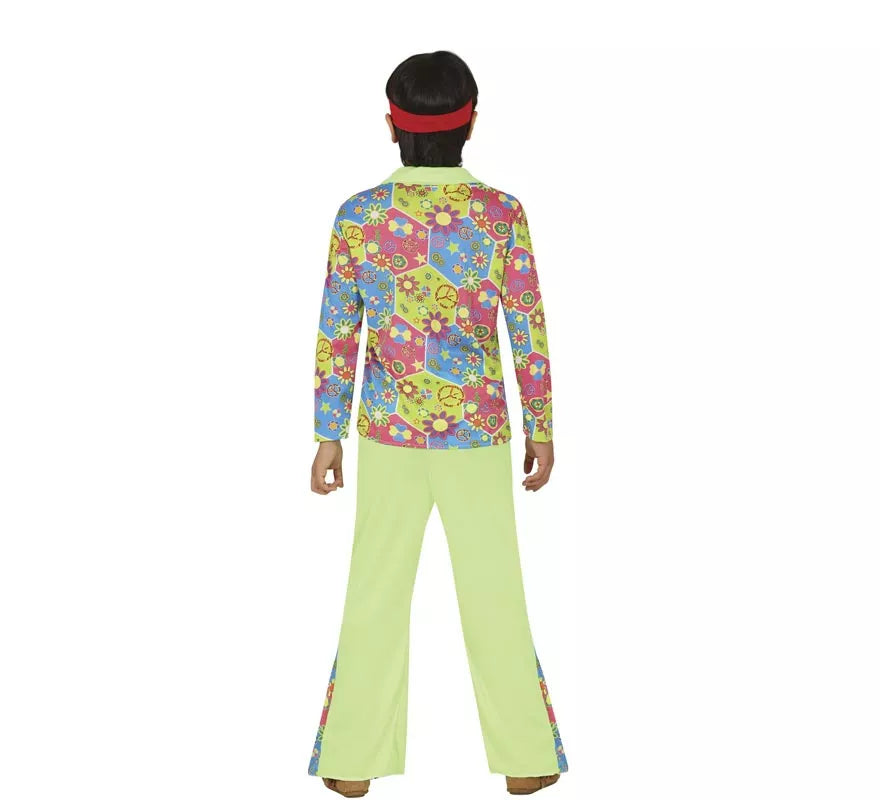 Disfraz de Hippie Boy para Niños