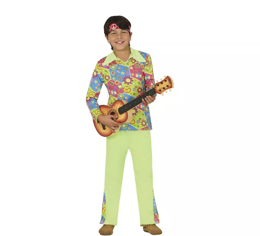 Disfraz de Hippie Boy para Niños
