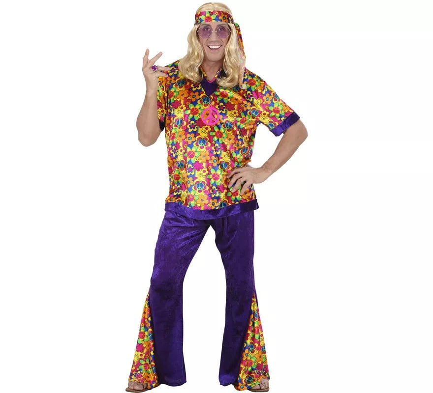 Translation missing: en.Disfraz de Hippie Campana de terciopelo para hombre
