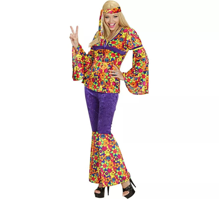 Translation missing: en.Disfraz de Hippie Campana de terciopelo para mujer