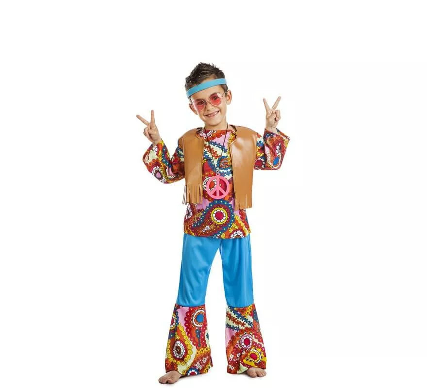 Translation missing: en.Disfraz de Hippie Chaleco para niño