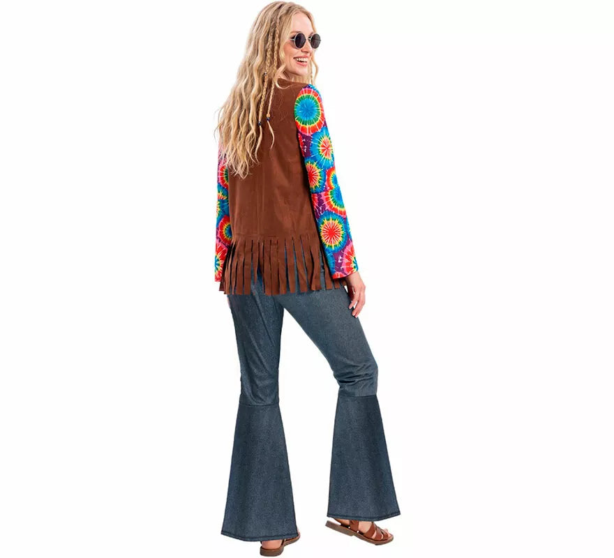 Translation missing: en.Disfraz de Hippie con Chaleco para mujer