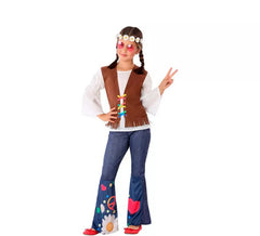 Hippie Costume with Vest for Girl