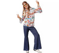 Disfraz de Hippie con Estampado para hombre