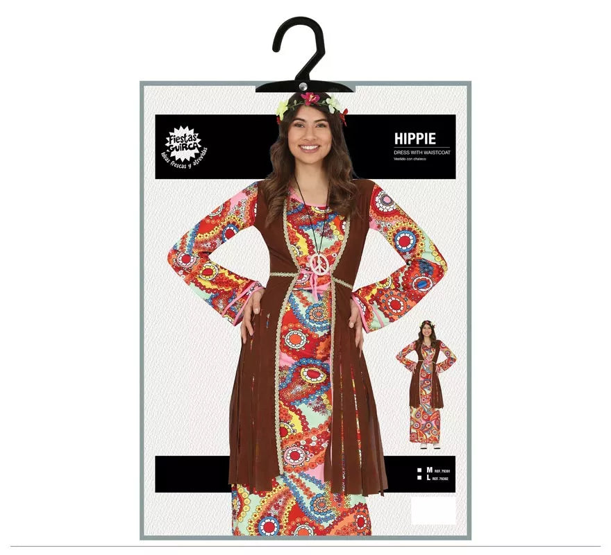Translation missing: en.Disfraz de Hippie con Vestido Largo para Mujer