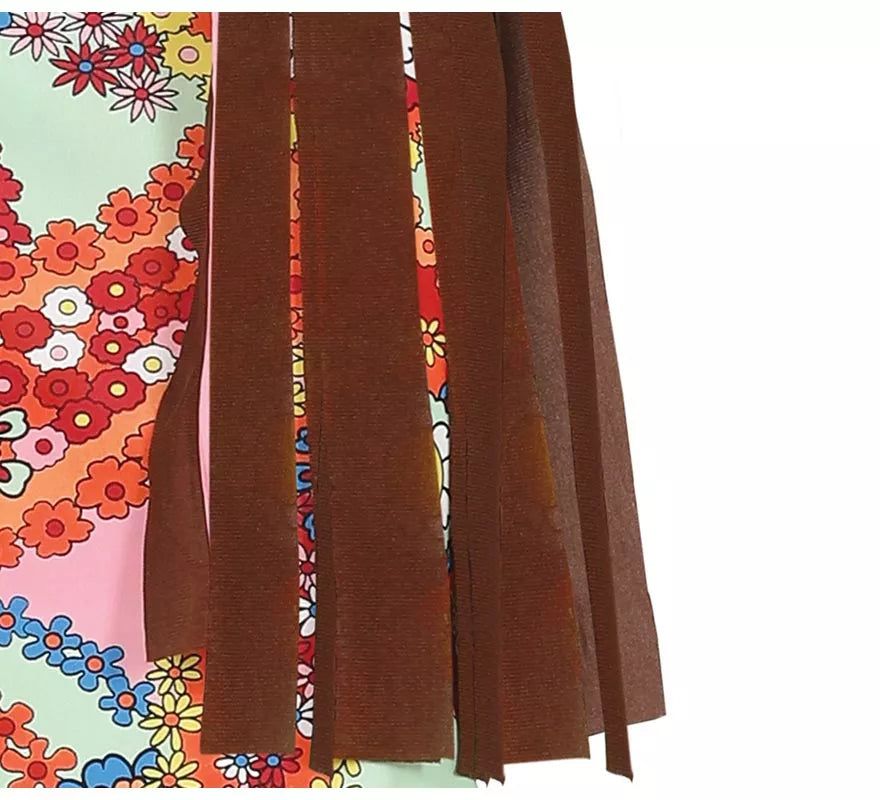Disfraz de Hippie con Vestido Largo para Mujer