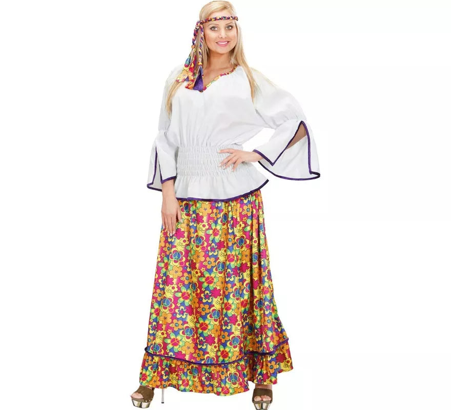 Translation missing: en.Disfraz de Hippie de terciopelo para mujer